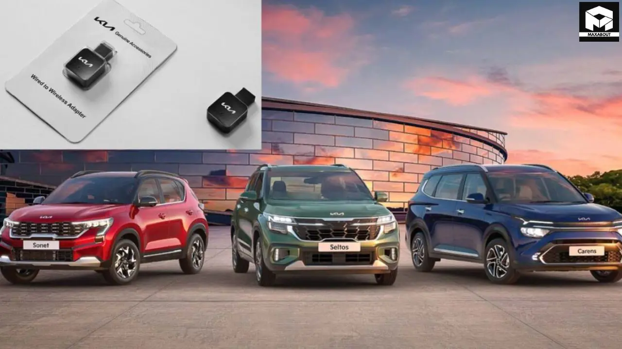 Kia India introduces a wired to wireless adapter for Seltos, Sonet, and Carens models at Rs 4,344. Get complete details on compatibility, features, and installation process. - midground