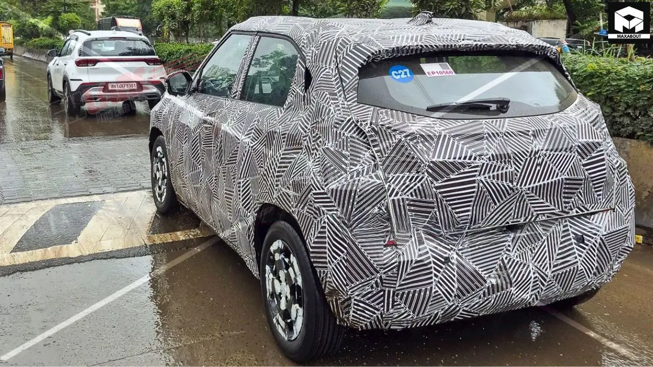 Get exclusive details on the upcoming Tata Punch facelift, featuring Altroz-inspired connected LED taillights and a 360° camera system. Here's what to expect from Tata's refreshed micro-SUV. - pic