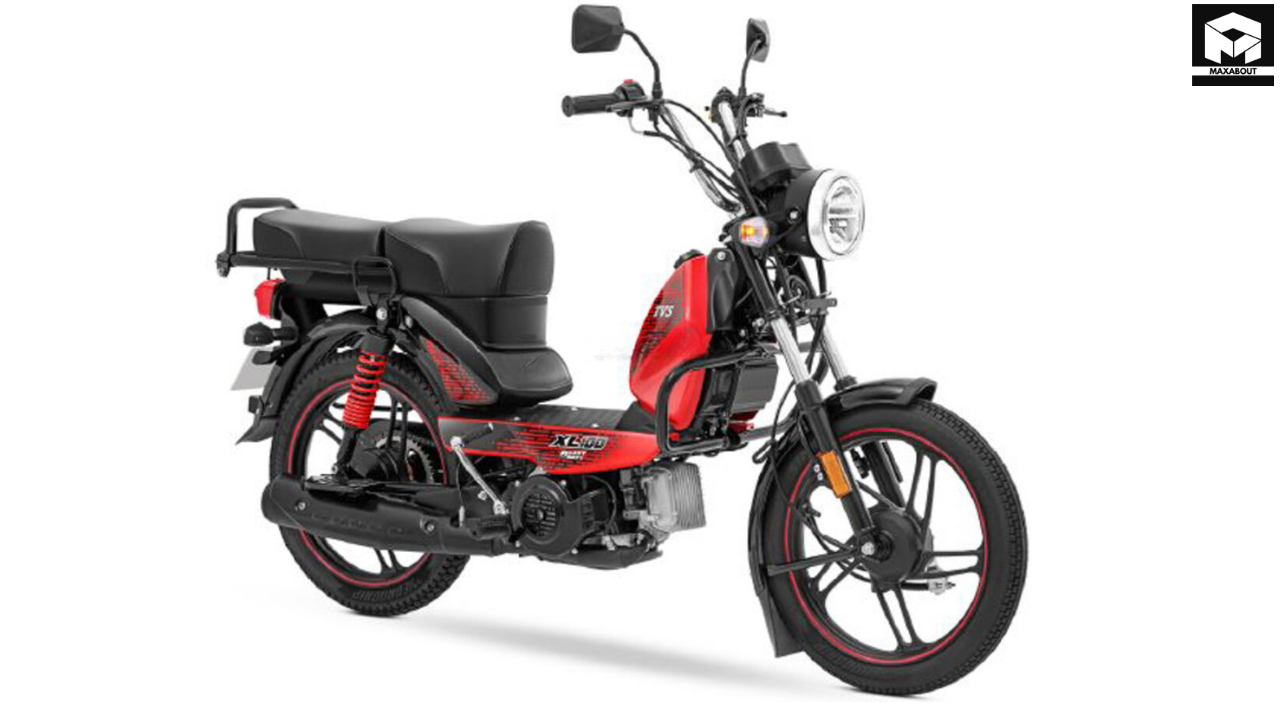 TVS Motor Company launches the new XL100 Heavy Duty Alloy Wheel variant at Rs 58,000. Discover the features, specs, and improvements in this upgraded moped. - background