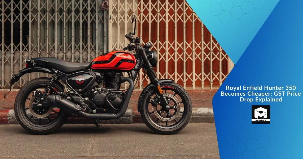 Royal Enfield Hunter 350 Becomes Cheaper: GST Price Drop Explained