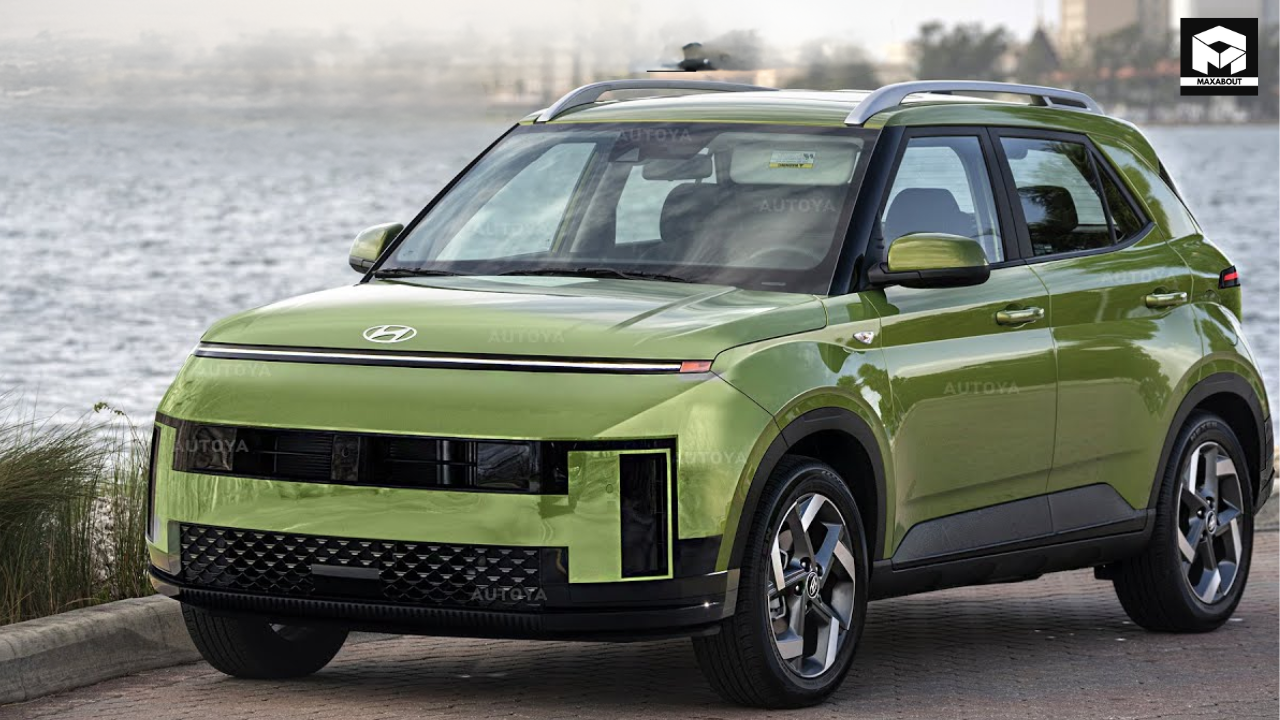 Hyundai Venue Facelift 2026 Spotted Testing in Production Form - bottom