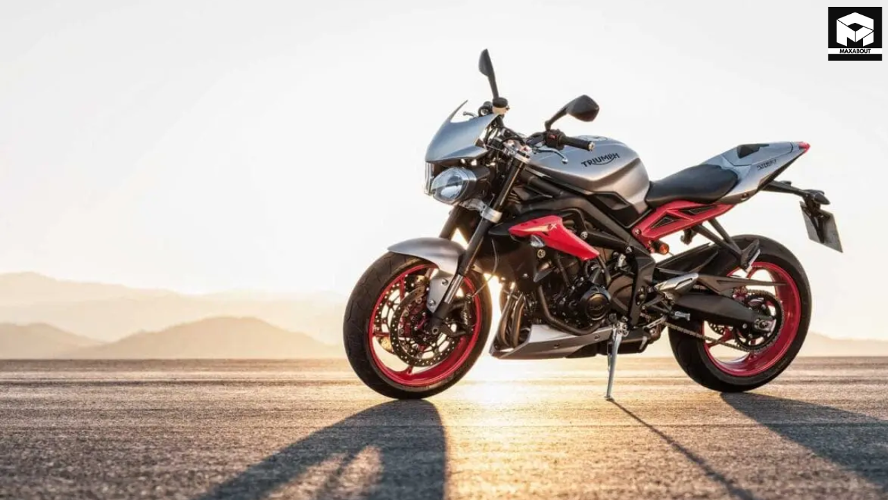 Discover what's known about the upcoming Triumph Street Triple RX and Moto2 Editions, including expected specifications, performance upgrades, and release timeline. - side