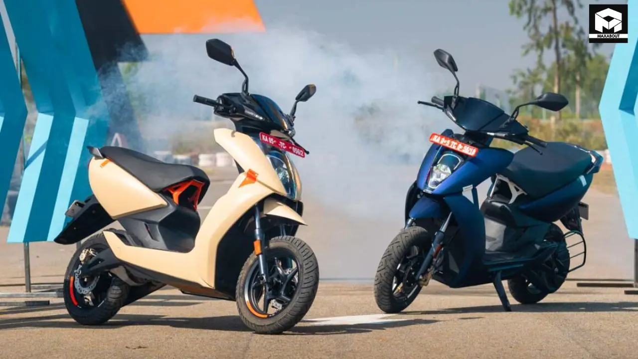 Ather Energy celebrates manufacturing its 500,000th electric scooter. Explore how this milestone impacts India's EV landscape and what's next for this homegrown brand. - angle