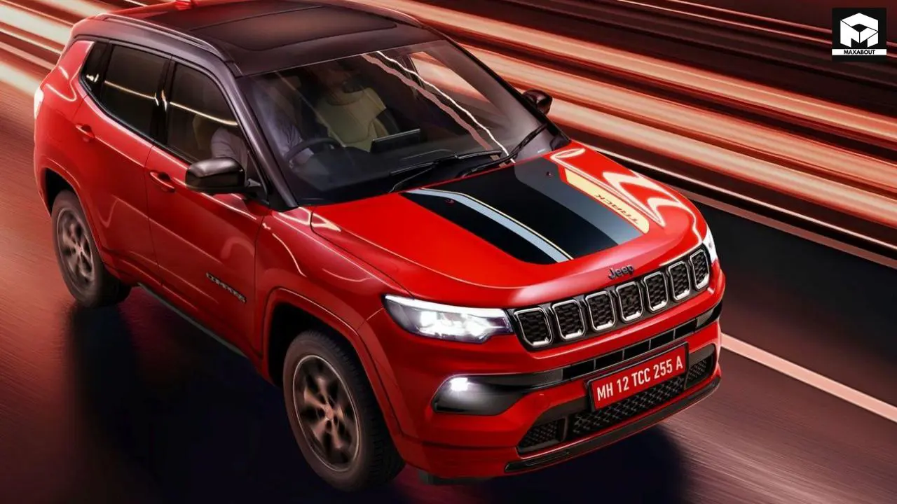 Explore the all-new Jeep Compass Track Edition starting at Rs 26.78 lakh in India with exclusive features, engine specifications, and variant details. - front
