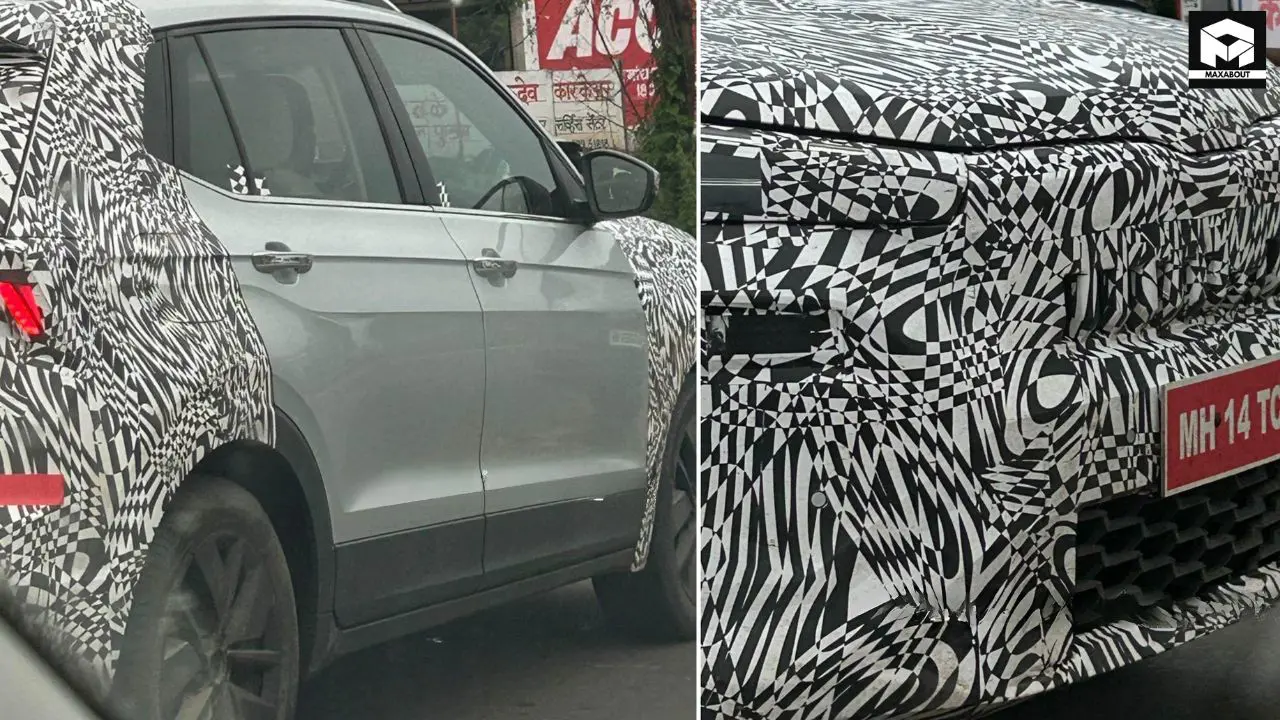 Recent spy shots reveal the upcoming Skoda Kushaq facelift undergoing high-altitude testing in Jammu and Kashmir. Here's everything we know about the updated model so far. - back
