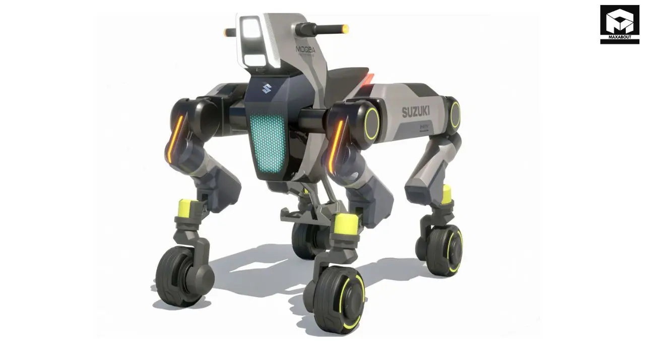 Explore Suzuki's impressive lineup at the Japan Mobility Show featuring electric vehicles, hybrids, flex fuel technology, and AI robots that showcase the brand's innovative future. - shot