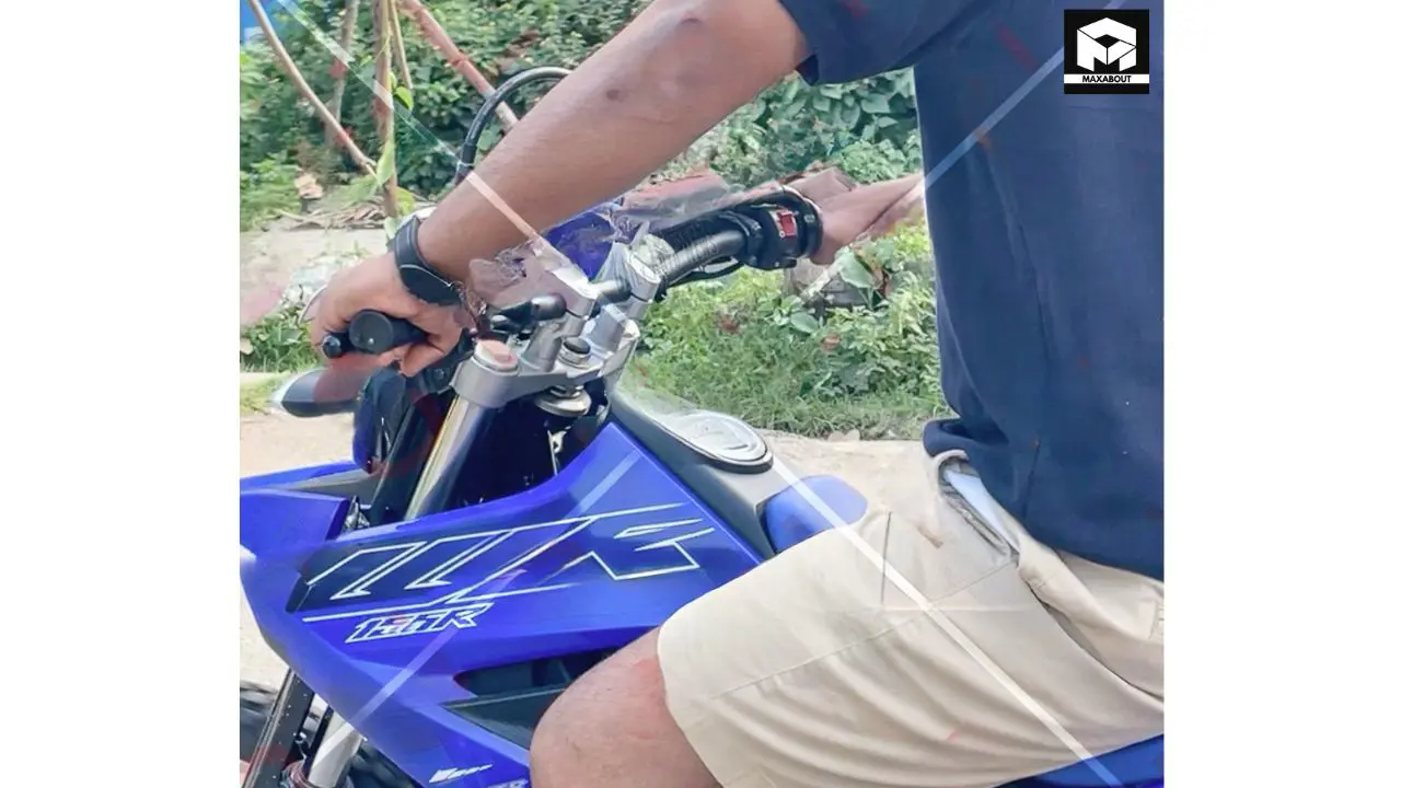 Yamaha WR155 R has been spotted undisguised in India ahead of its potential November 11th launch. Discover specs, features, and what we know about this upcoming off-road motorcycle. - snapshot