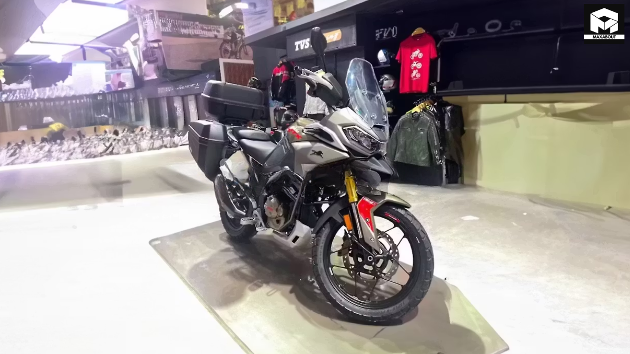 TVS RTX 300 Adventure Tourer Launched: Specs, Features & Price 2025 - angle