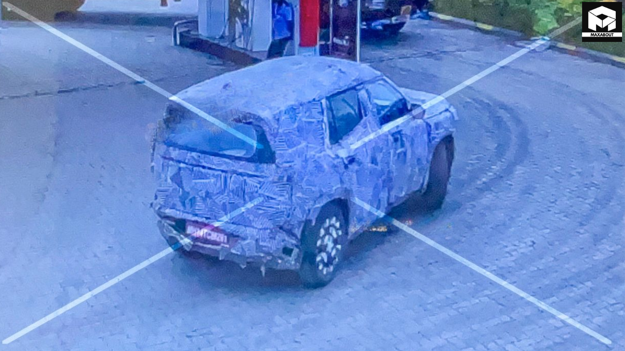 Tata Sierra petrol variant spotted at a fuel station confirms the upcoming SUV will have both petrol and electric powertrain options, reviving the iconic nameplate with modern tech. - macro
