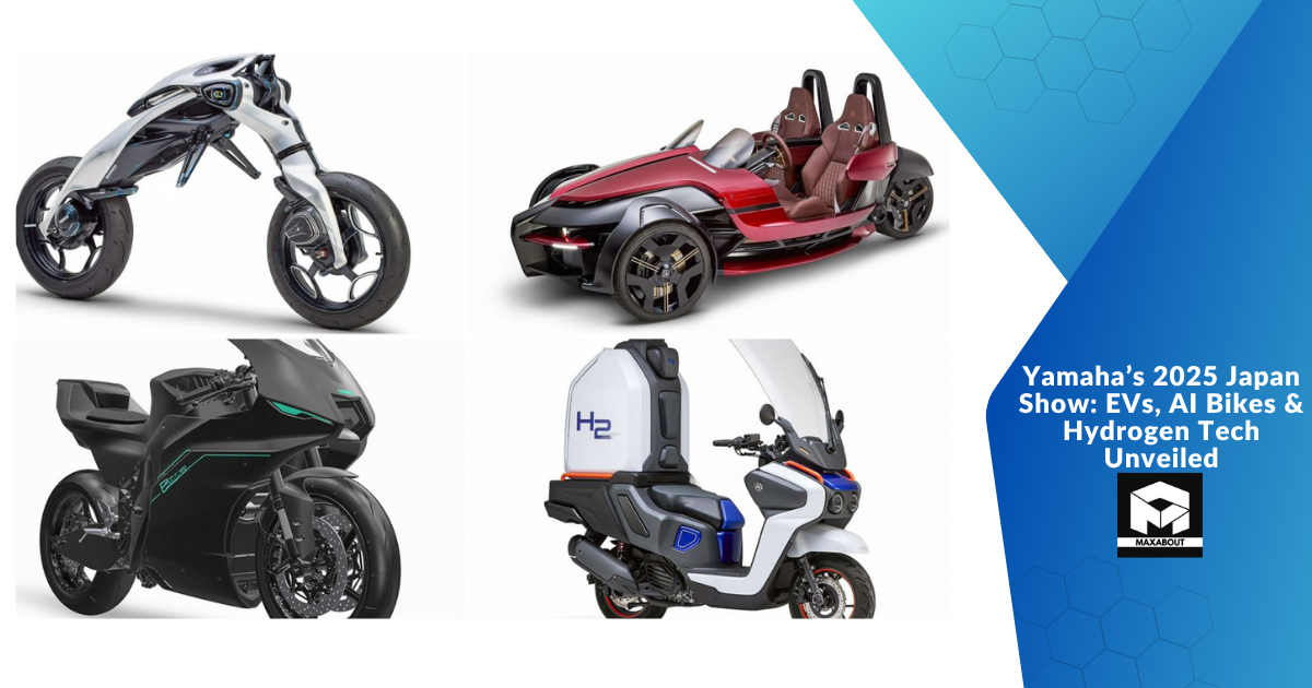 Yamaha’s 2025 Japan Show: EVs, AI Bikes & Hydrogen Tech Unveiled