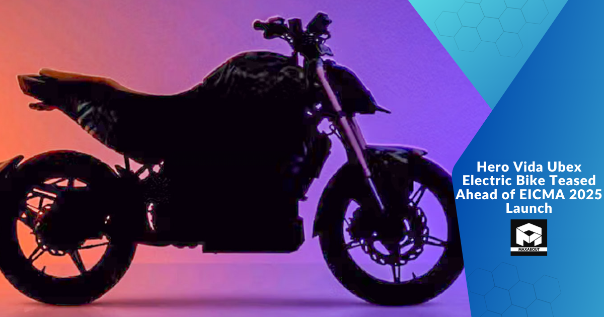 Hero Vida Ubex Electric Bike Teased Ahead of EICMA 2025 Launch
