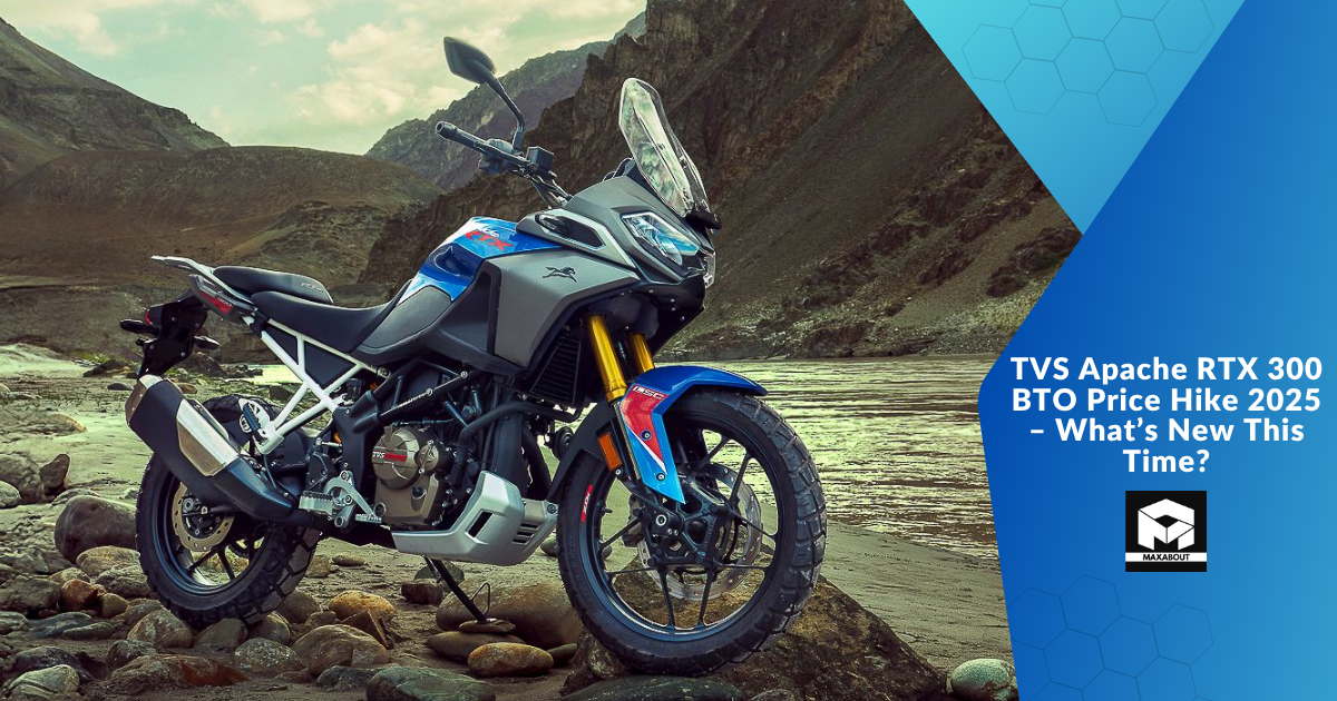 TVS Apache RTX 300 BTO Price Hike 2025 – What’s New This Time?