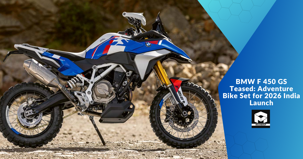 BMW F 450 GS Teased: Adventure Bike Set for 2026 India Launch