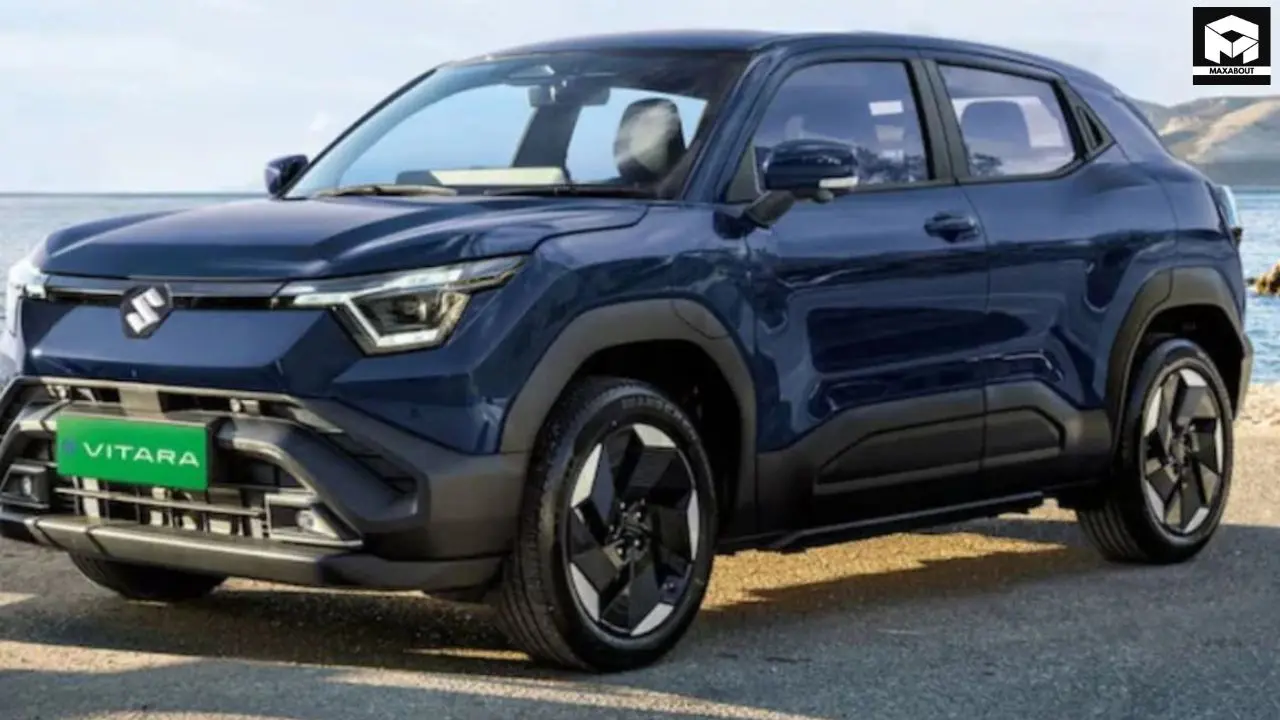 Explore the upcoming Maruti Suzuki eVitara electric SUV, expected to launch in India by December 2025 with 500km range and cutting-edge features. - landscape