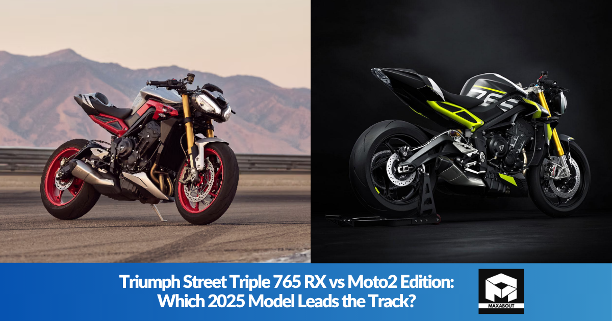 Triumph Street Triple 765 RX vs Moto2 Edition: Which 2025 Model Leads the Track?