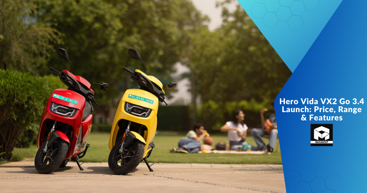 Hero Vida VX2 Go 3.4 Launch: Price, Range & Features