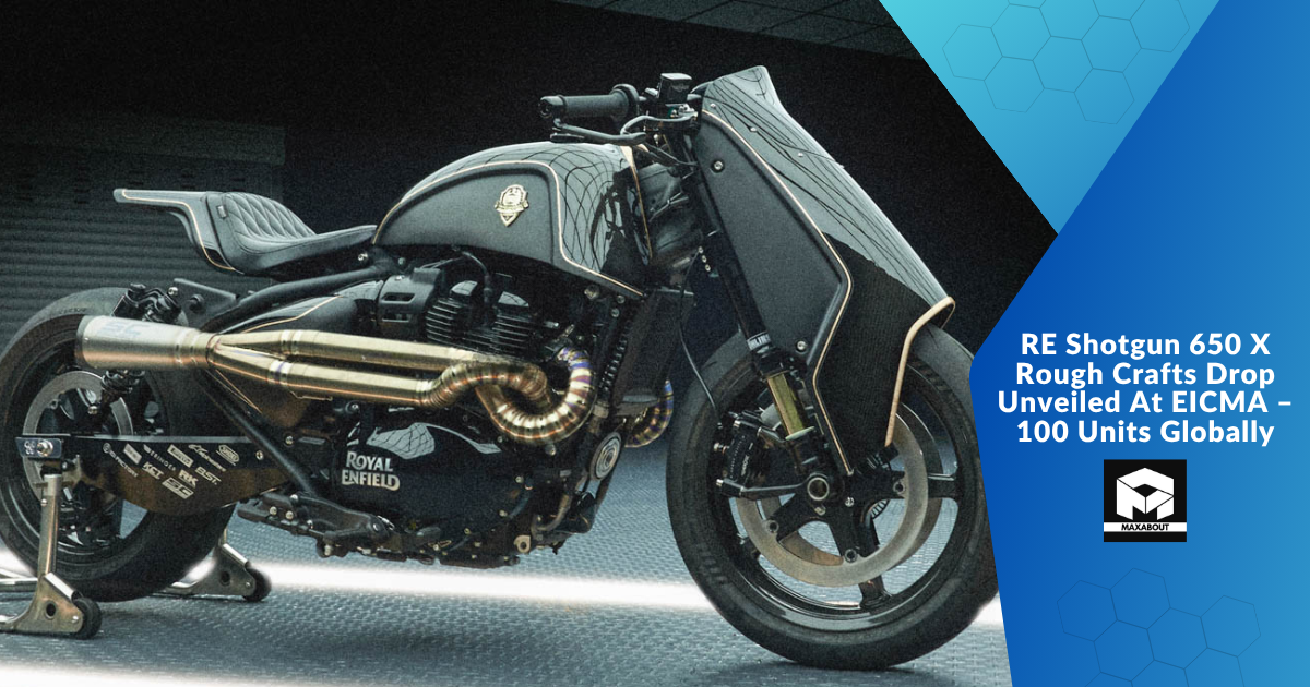 RE Shotgun 650 X Rough Crafts Drop Unveiled At EICMA – 100 Units Globally
