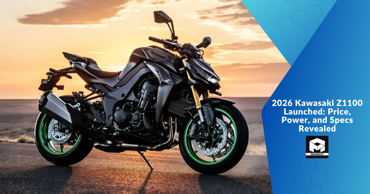 2026 Kawasaki Z1100 Launched: Price, Power, and Specs Revealed