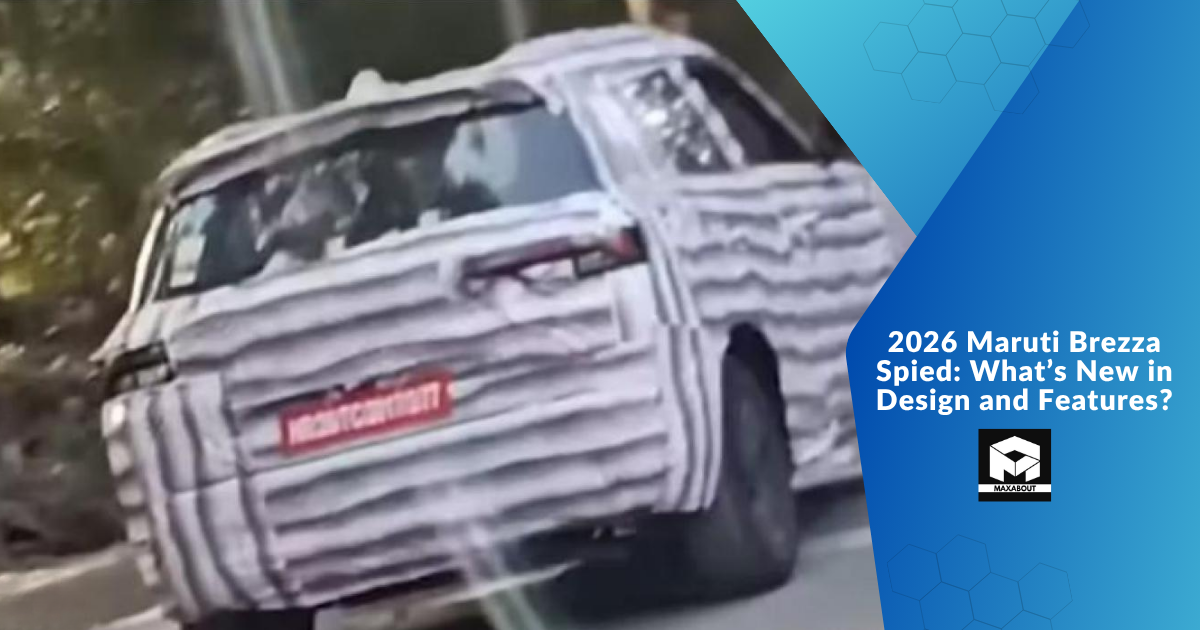 2026 Maruti Brezza Spied: What’s New in Design and Features?