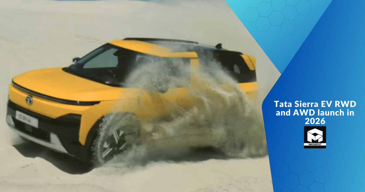 Tata Sierra EV RWD and AWD launch in 2026