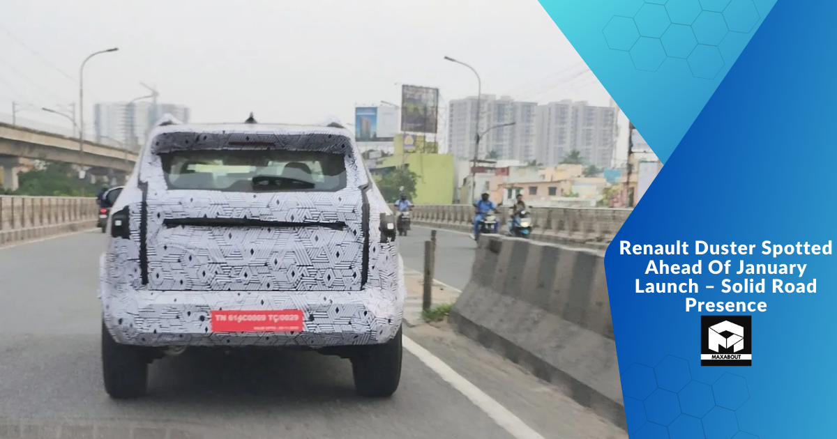 Renault Duster Spotted Ahead Of January Launch – Solid Road Presence