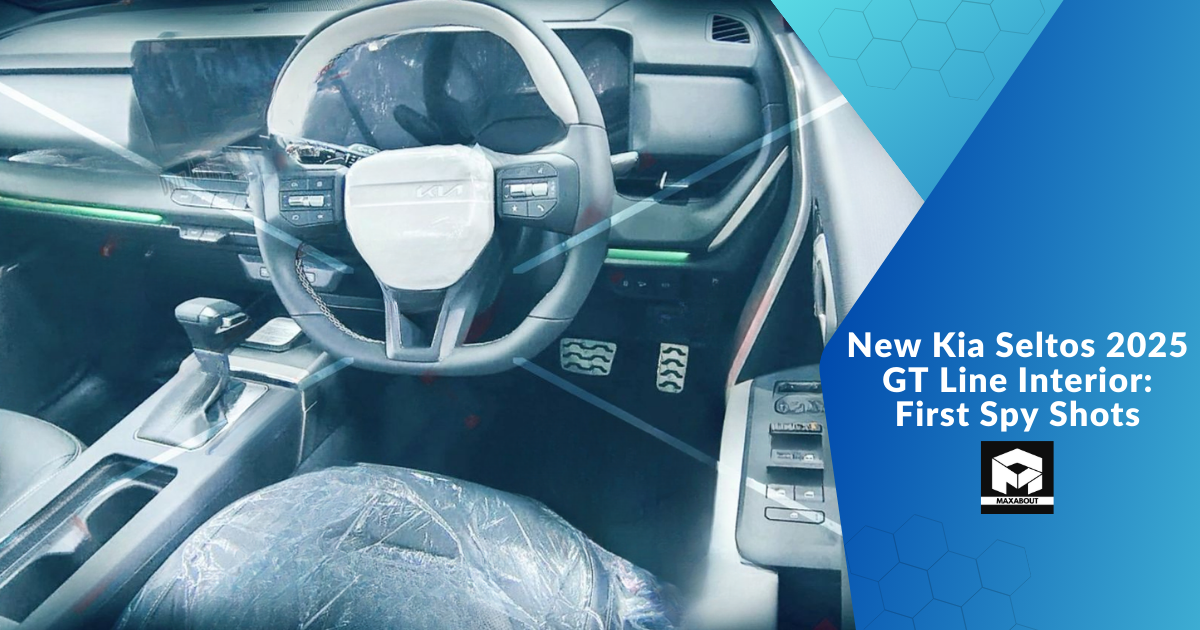 New Kia Seltos 2025 GT Line Interior: First Spy Shots