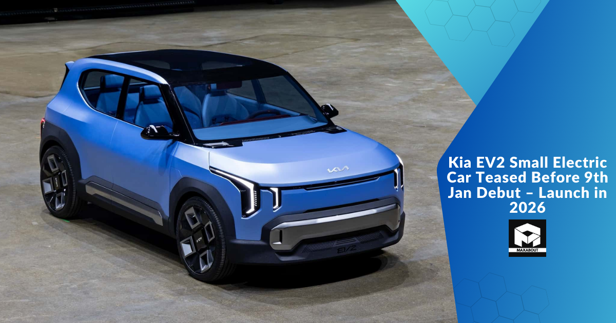 Kia EV2 Small Electric Car Teased Before 9th Jan Debut – Launch in 2026