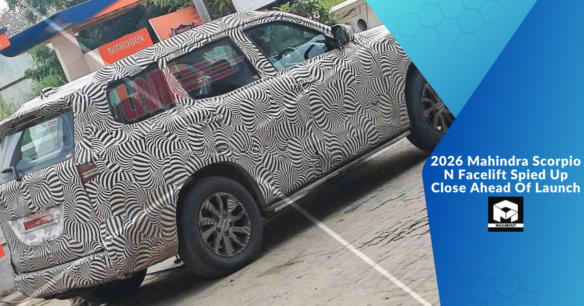 2026 Mahindra Scorpio N Facelift Spied Up Close Ahead Of Launch