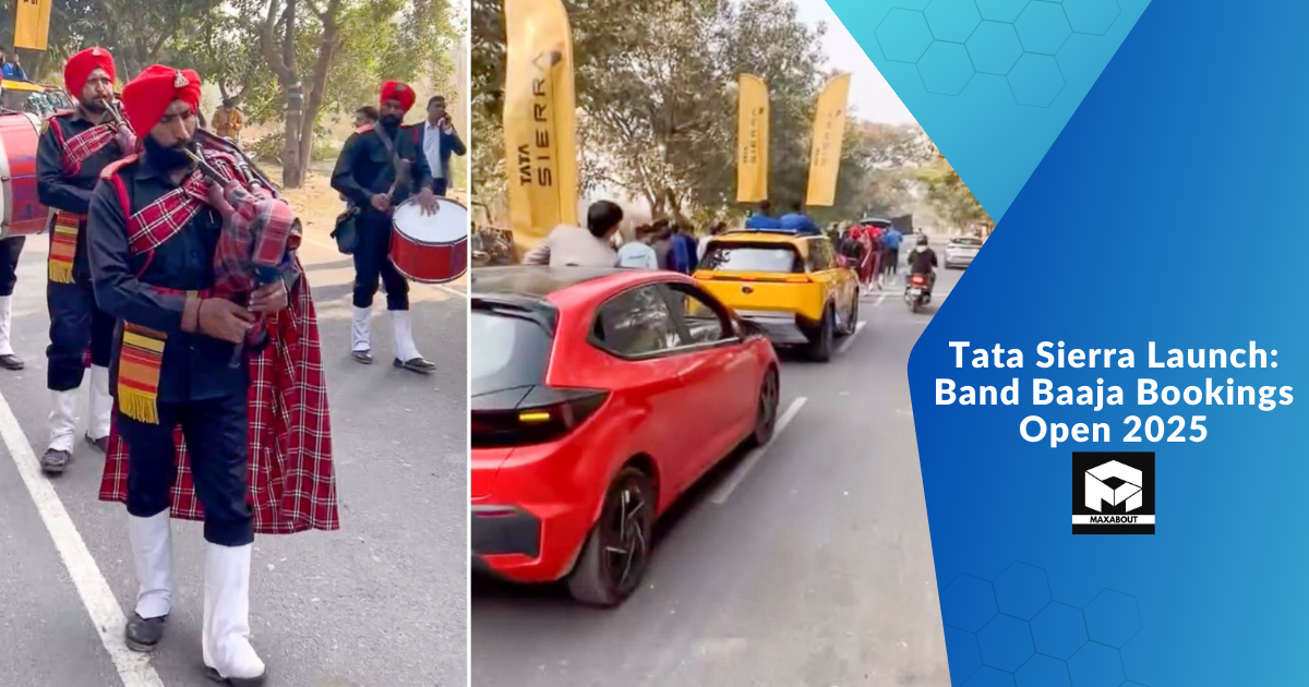 Tata Sierra Launch: Band Baaja Bookings Open 2025