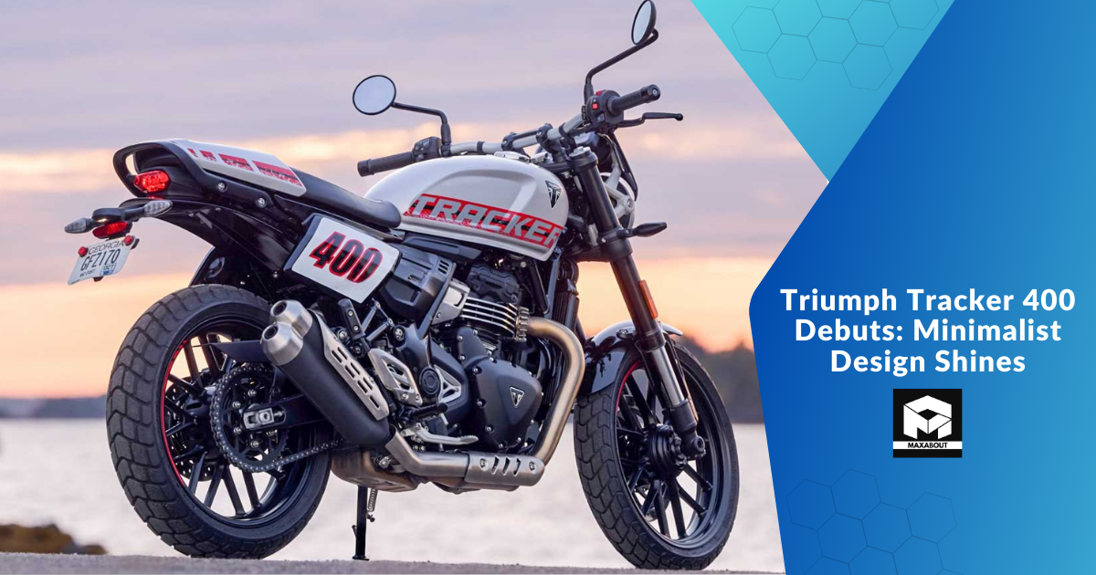Triumph Tracker 400 Debuts: Minimalist Design Shines