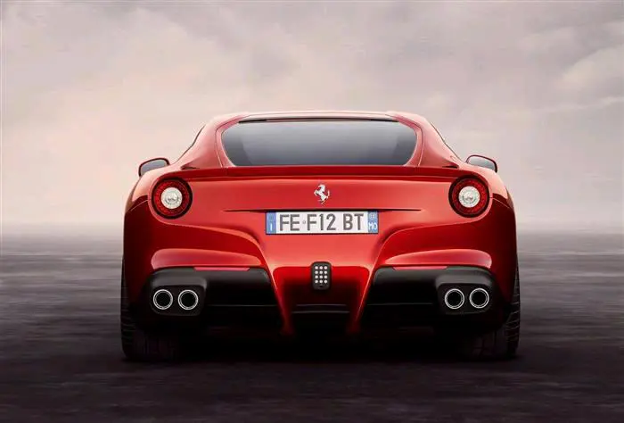 Ferrari F12 Berlinetta Rear View