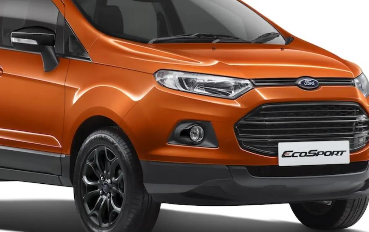Ford Ecosport Black Edition Close-up Shot