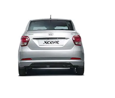 Hyundai Xcent Rear View