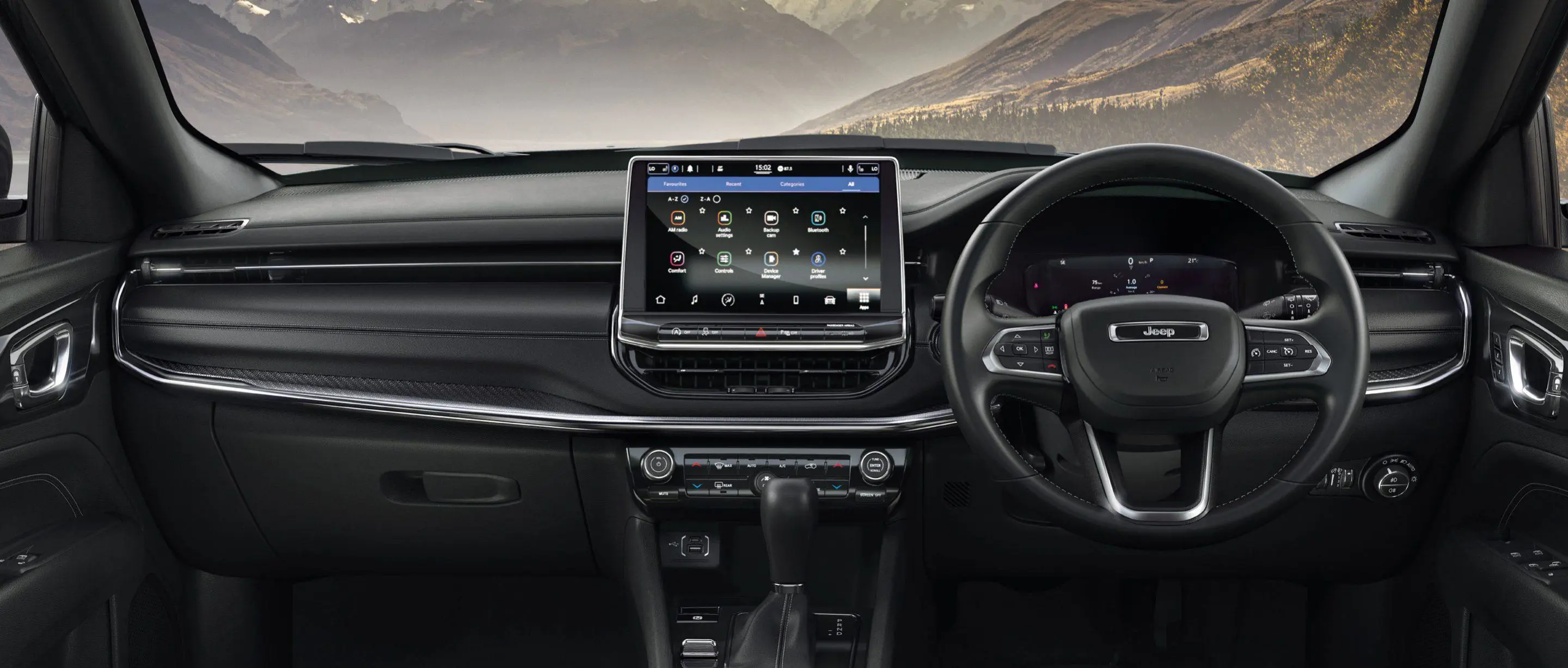 Jeep Compass Model S Dashboard