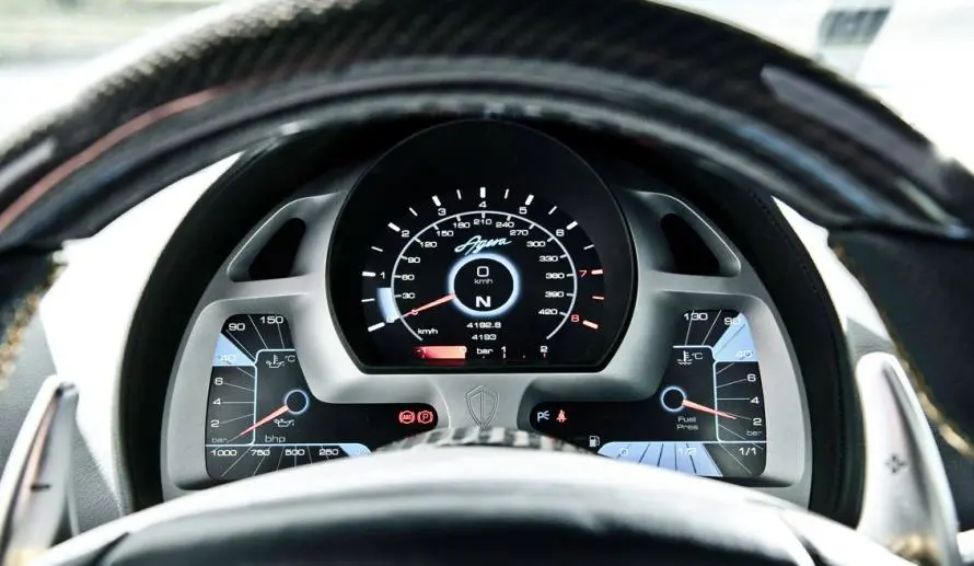 Koenigsegg Agera Instrument Console