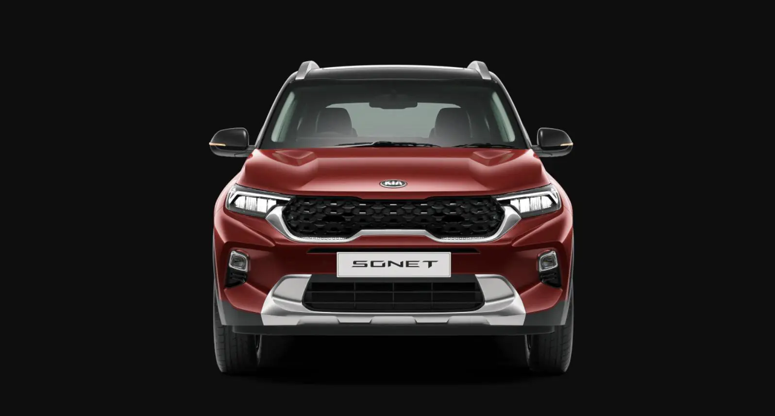 Kia Sonet HT Dual Tone Front View
