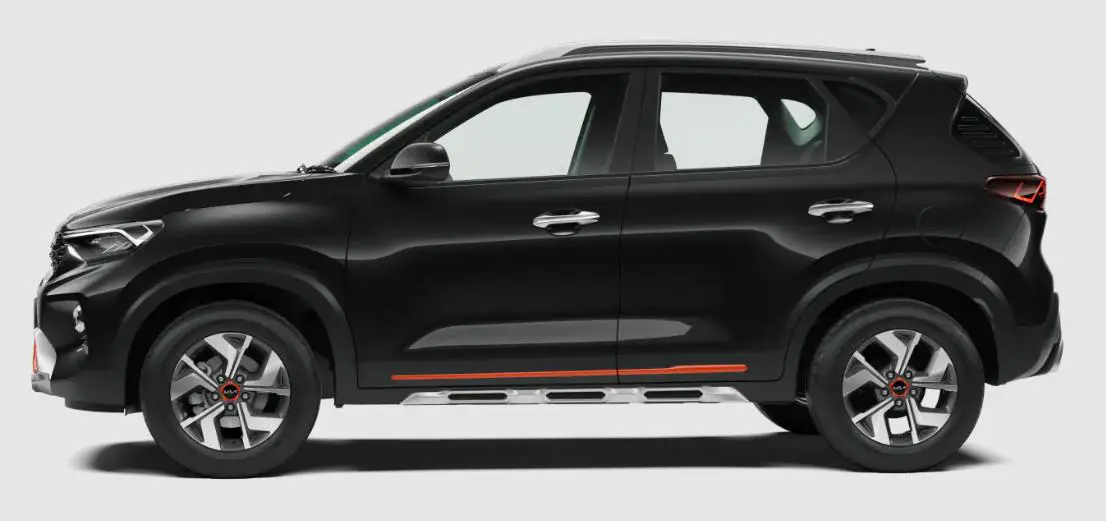 Kia Sonet Anniversary Edition Side View