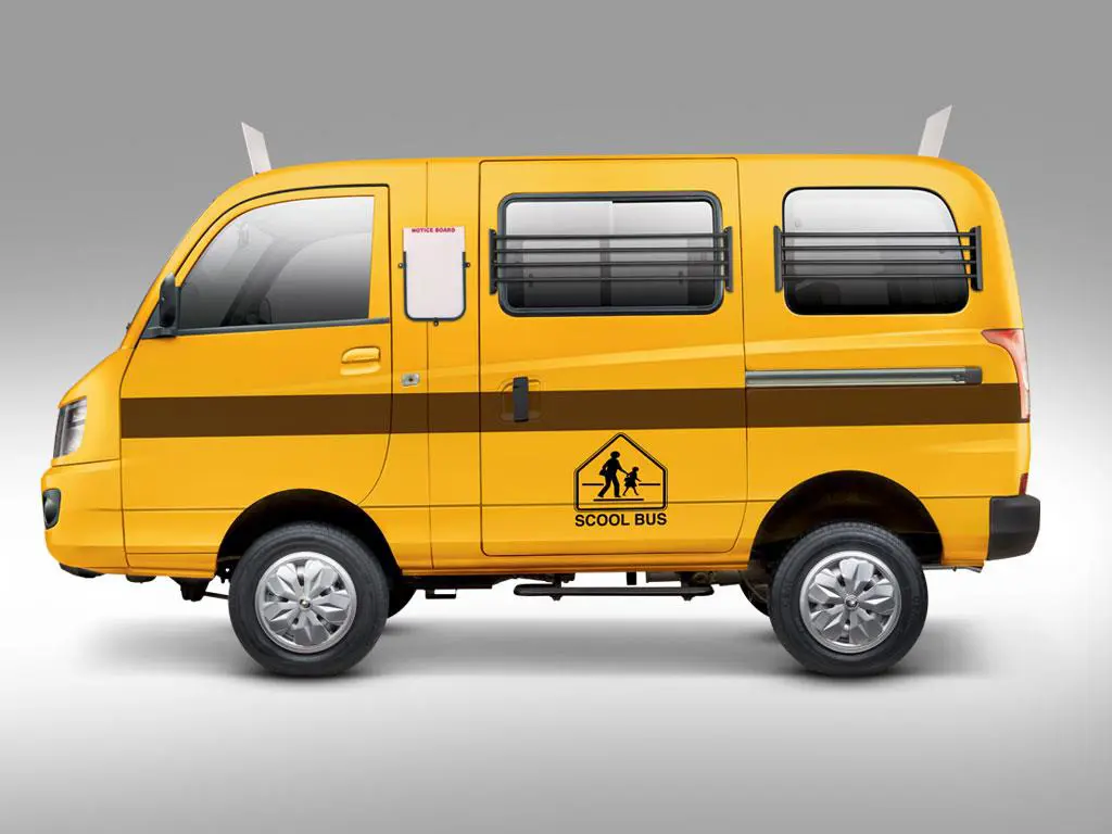 Mahindra Supro School Bus Side View
