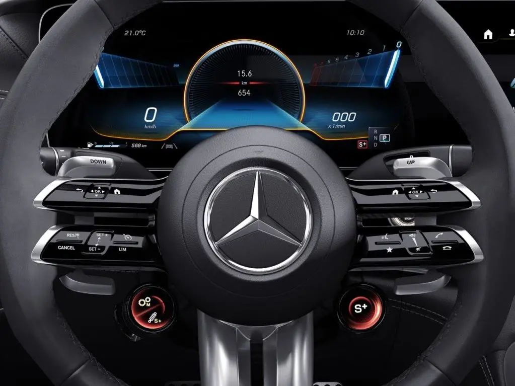 Mercedes AMG GT 63 S E Performance Steering Wheel Buttons