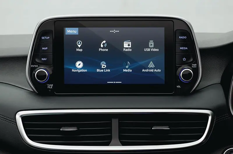 New Hyundai Tucson BS6 Infotainment System