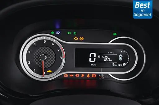 New Hyundai Aura Sedan Instrument Cluster