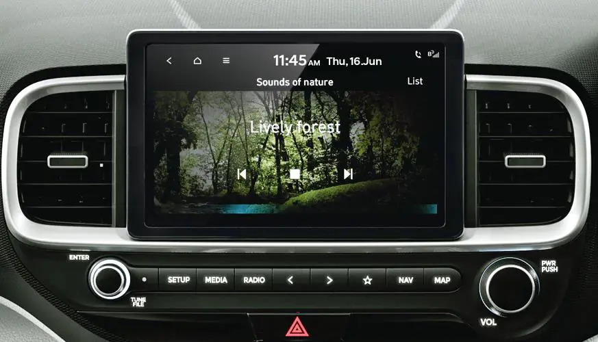 New Hyundai Venue Infotainment System