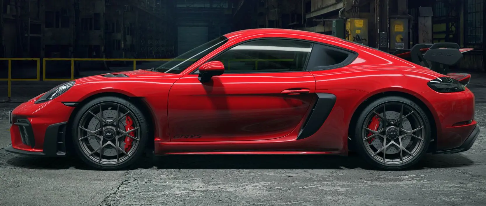 Porsche 718 Cayman GT4 RS Side View