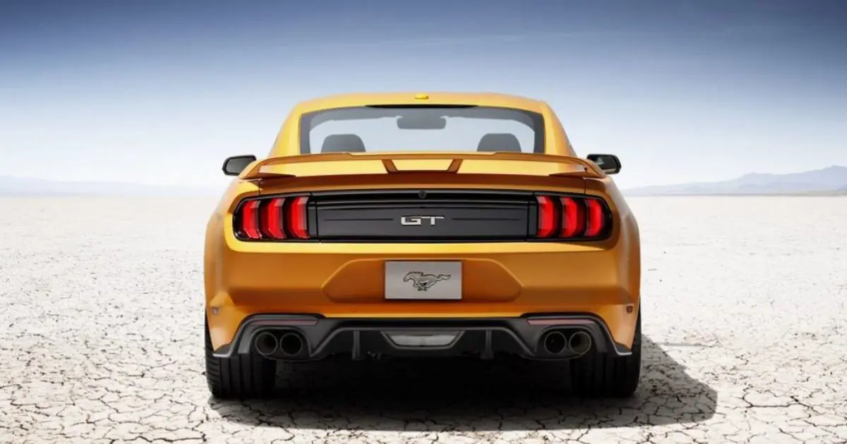 2018 Ford Mustang Rear View