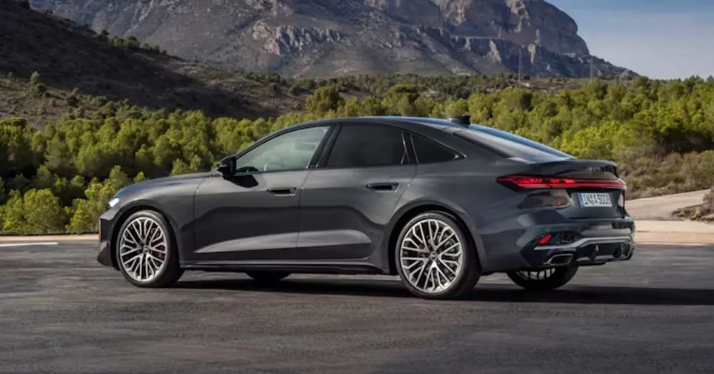Audi A5 Sportback (NEW) Medium Rear 3-Quarter View