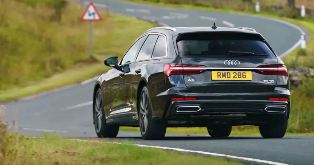 Audi A6 (NEW) Left Rear 3-Quarter View 