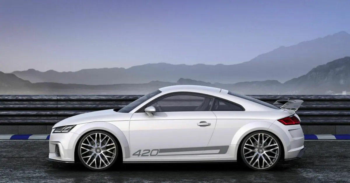 Audi TT Quattro Side View