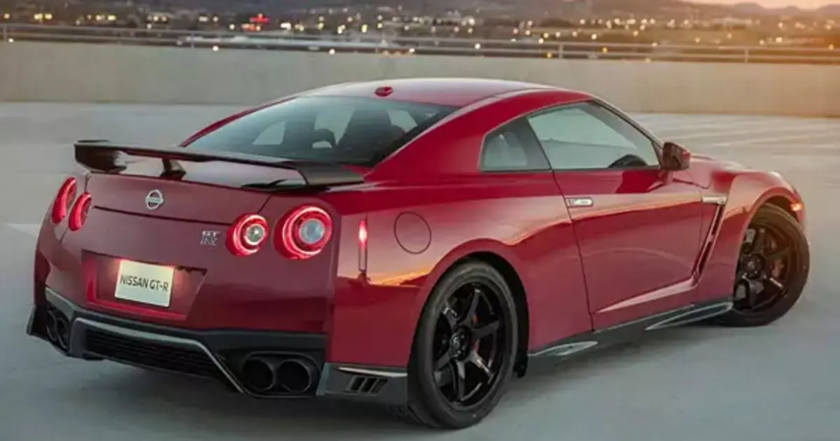 Nissan GTR Track Edition Rear 3-Quarter View