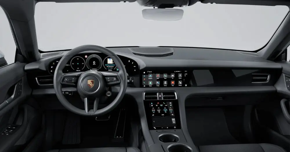  Porsche Taycan 4S Dashboard