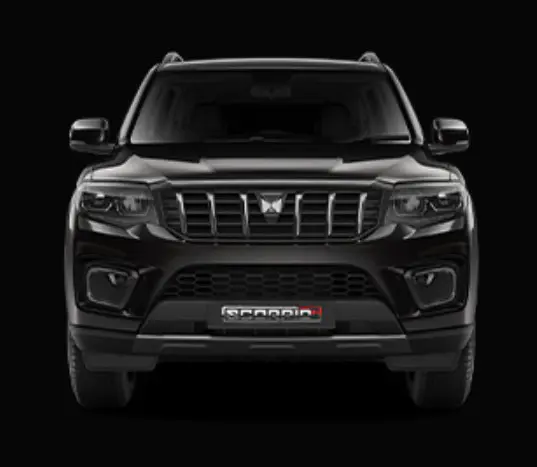 Mahindra Scorpio-N Carbon Edition Front Facia With Smoked Chrome And Dark Trims